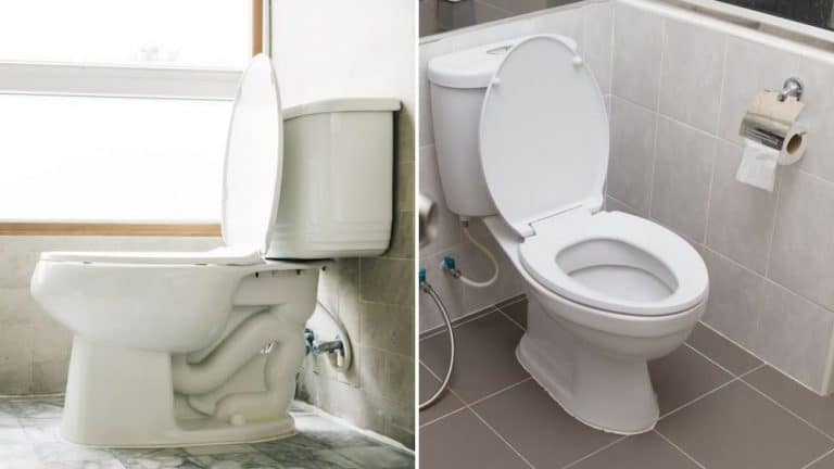 siphonic toilet vs. washdown toilet